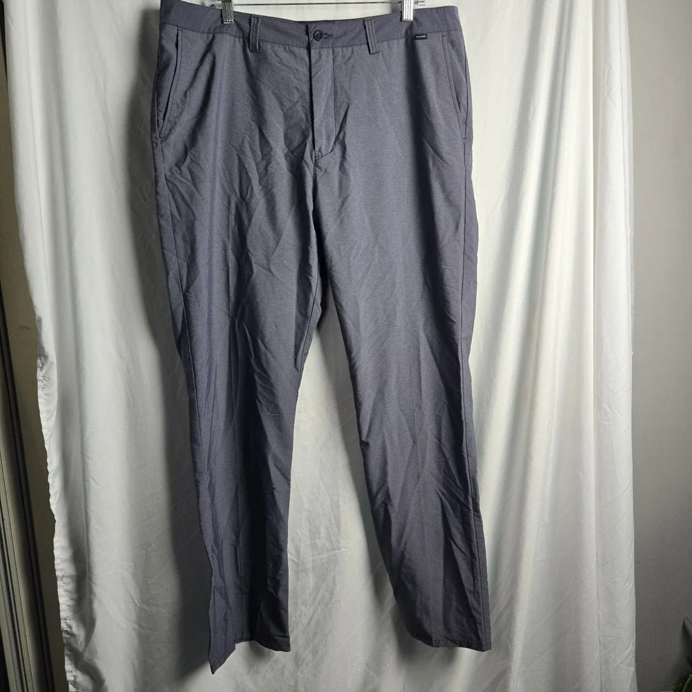Travis Mathew Golf Pants Mens Size 38 Blue Straight Flat Front‎ Athletic Casual